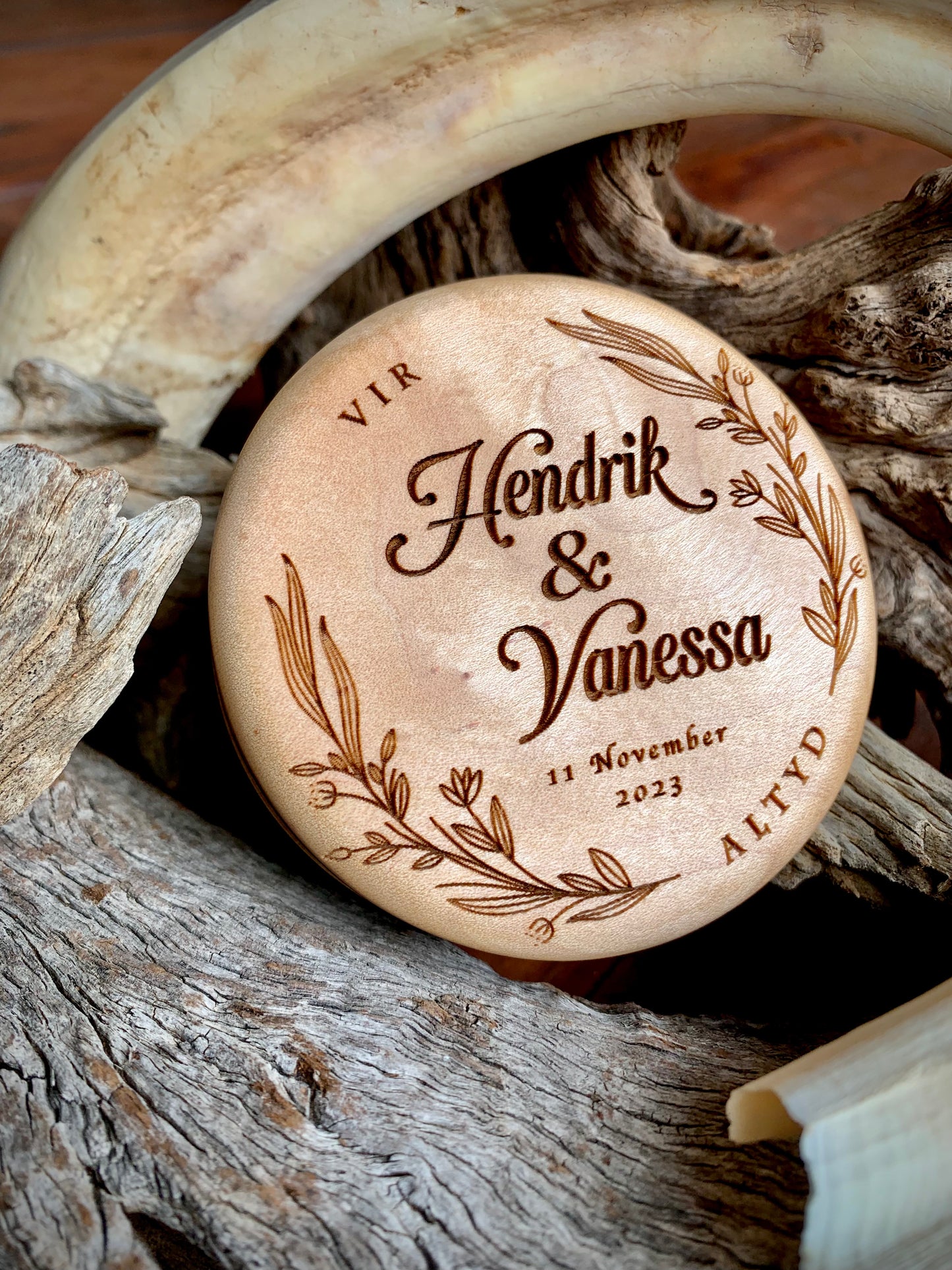 Handcrafted Wooden Ring Boxes