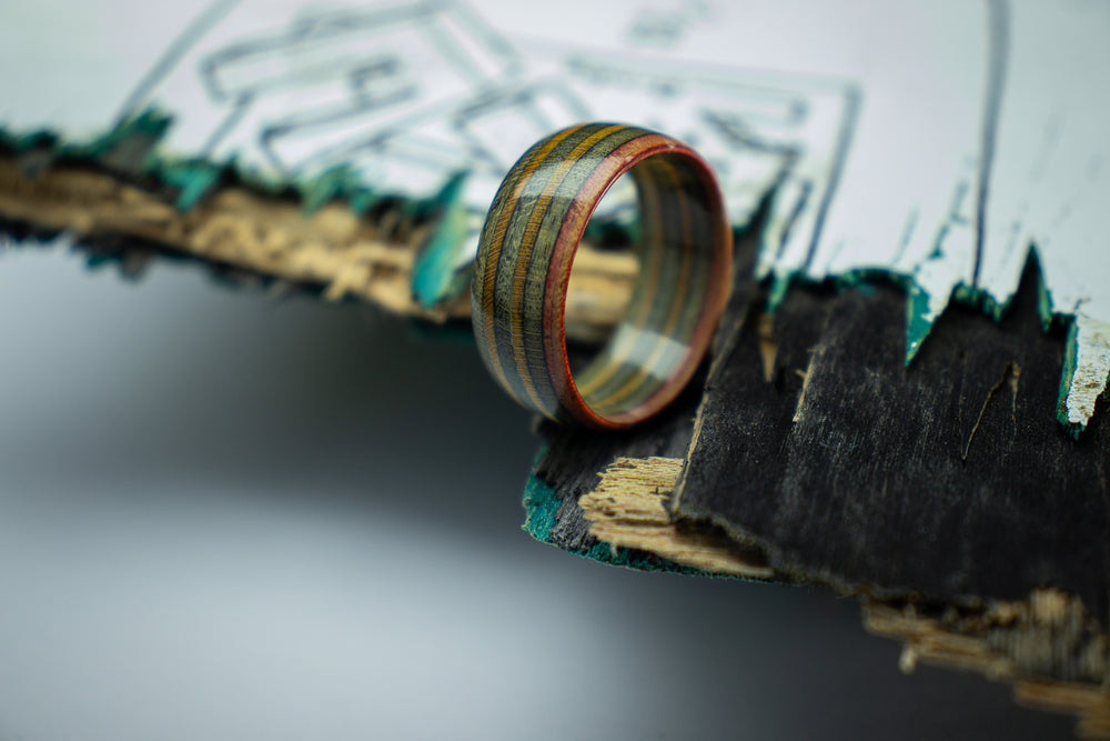 Skate Ring - Black / Burgundy (Zero Deck) 8mm