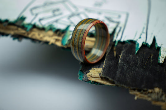 Skate Ring - Black / Burgundy (Zero Deck) 8mm