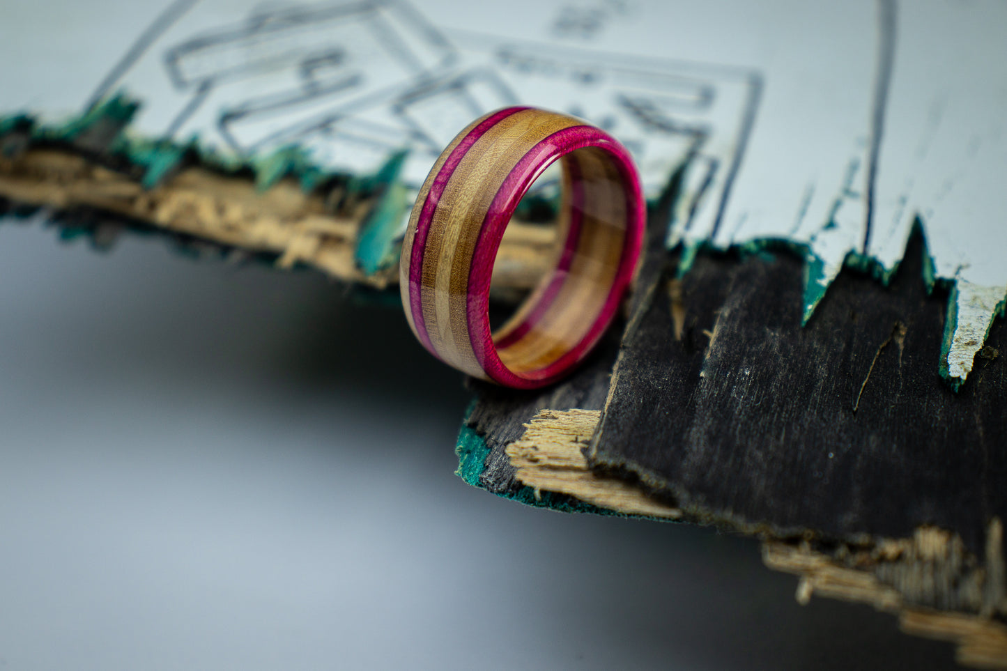 Skate Ring - Pink 8mm