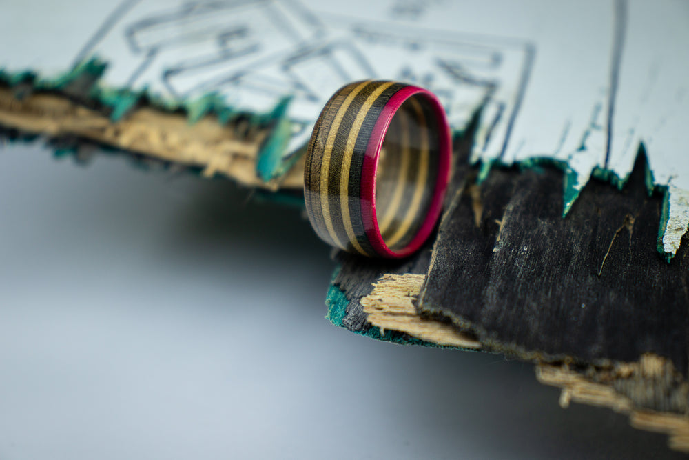 Skate Ring Black / Pink (Blind Deck)8mm