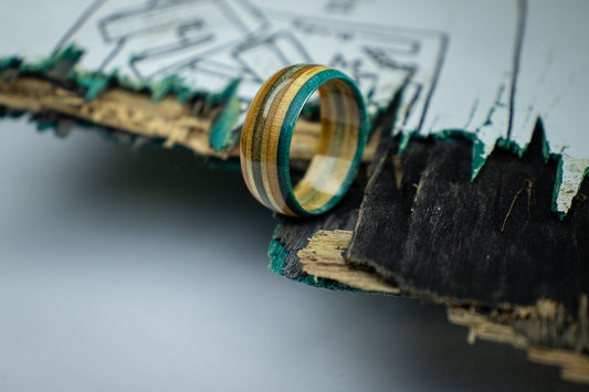 Skate Ring Blue / Grey 8mm