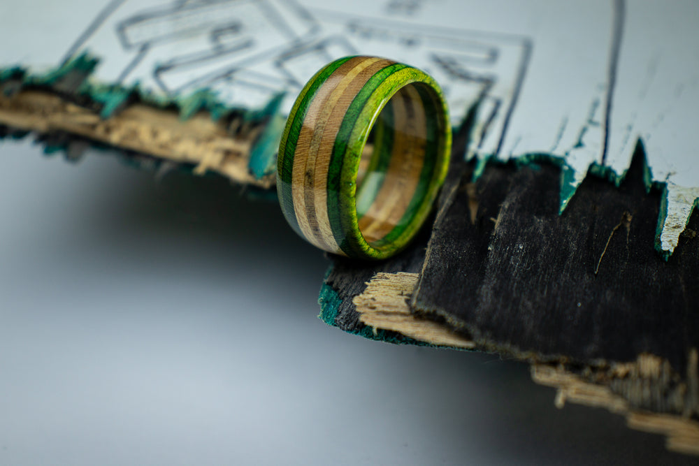 Skate Ring  Double Green (Girl Deck)  8mm