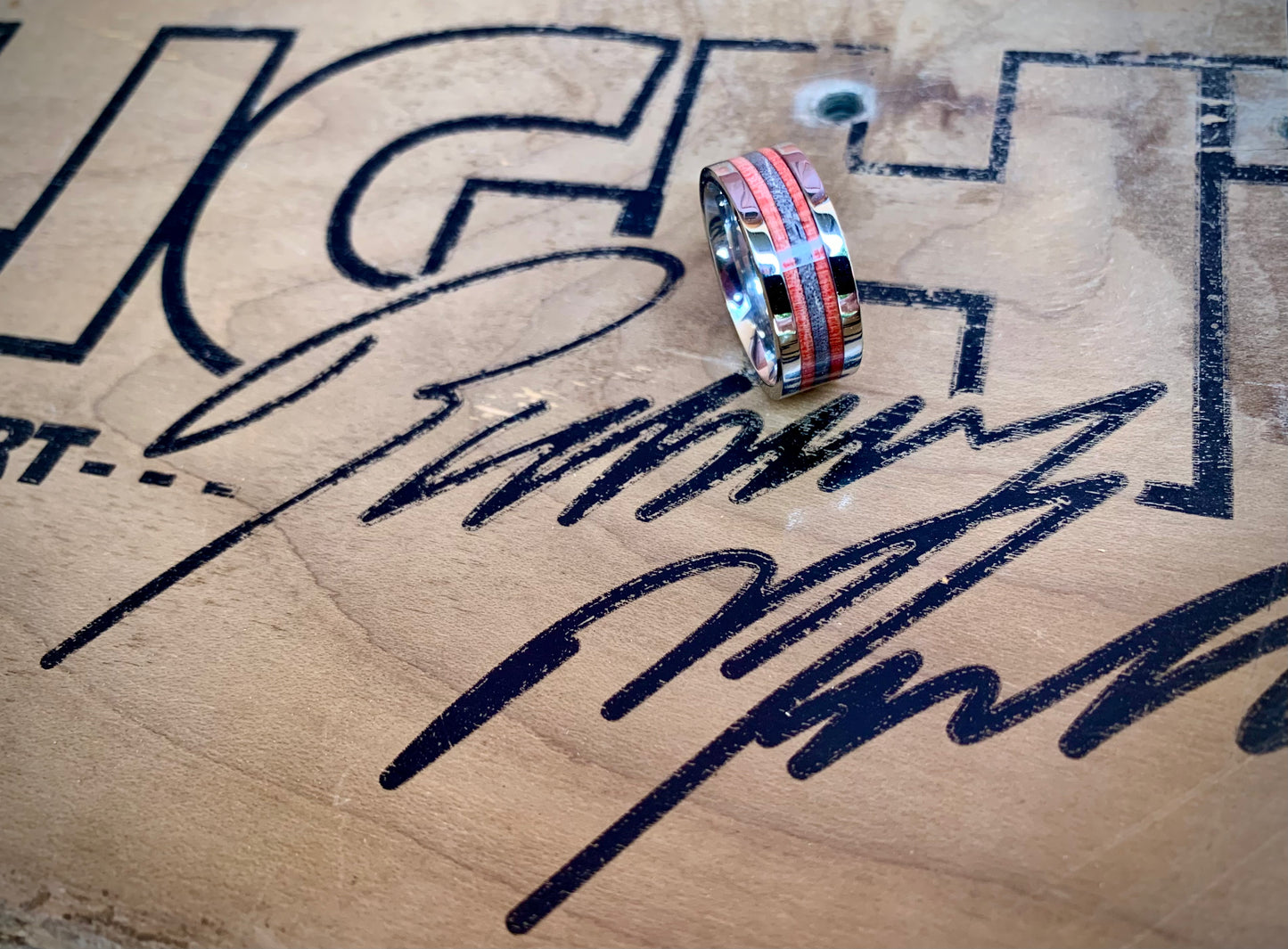 Skate Ring - Red / Blue / Red (SS) 8mm