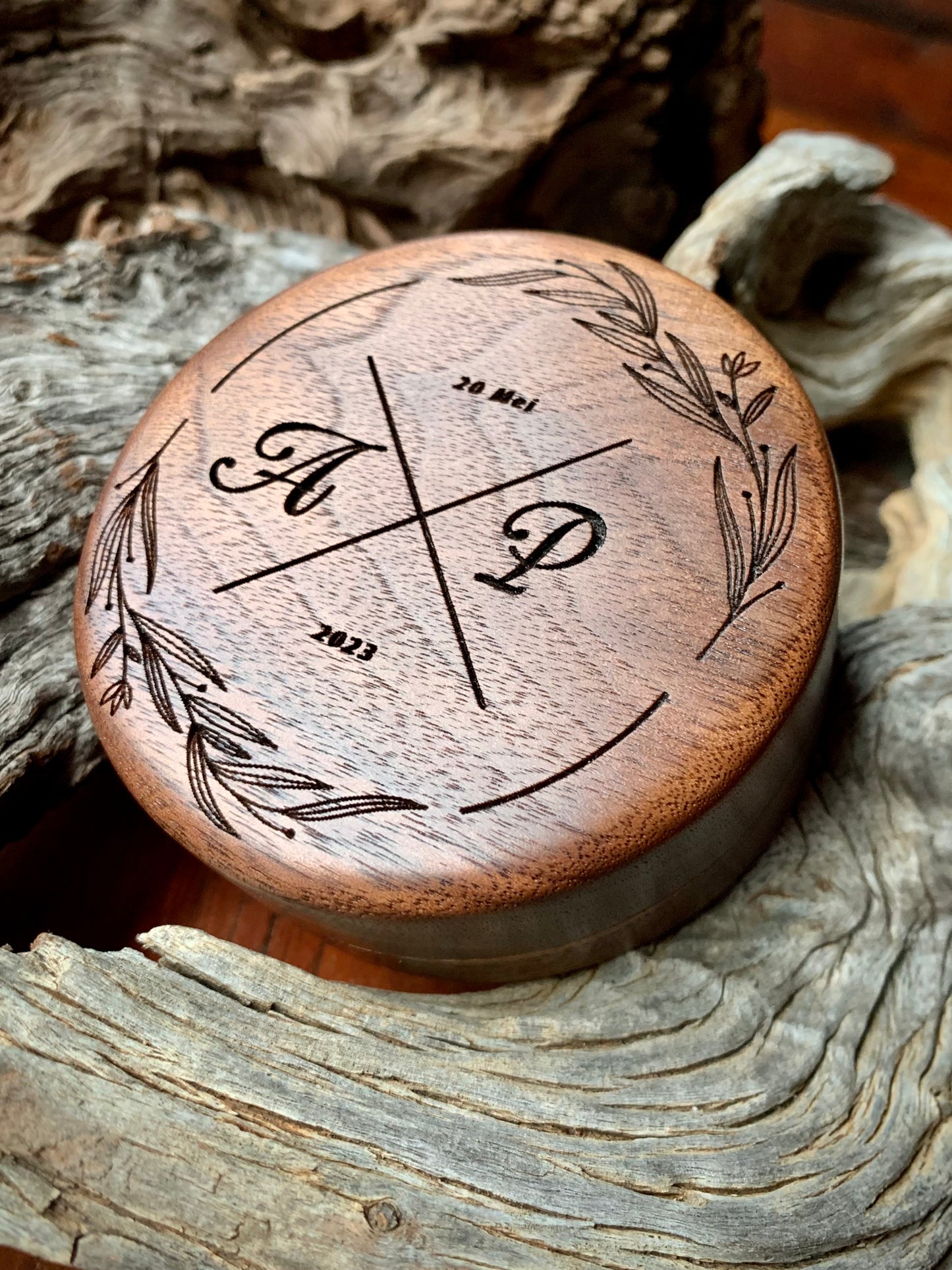 Handcrafted Wooden Ring Boxes