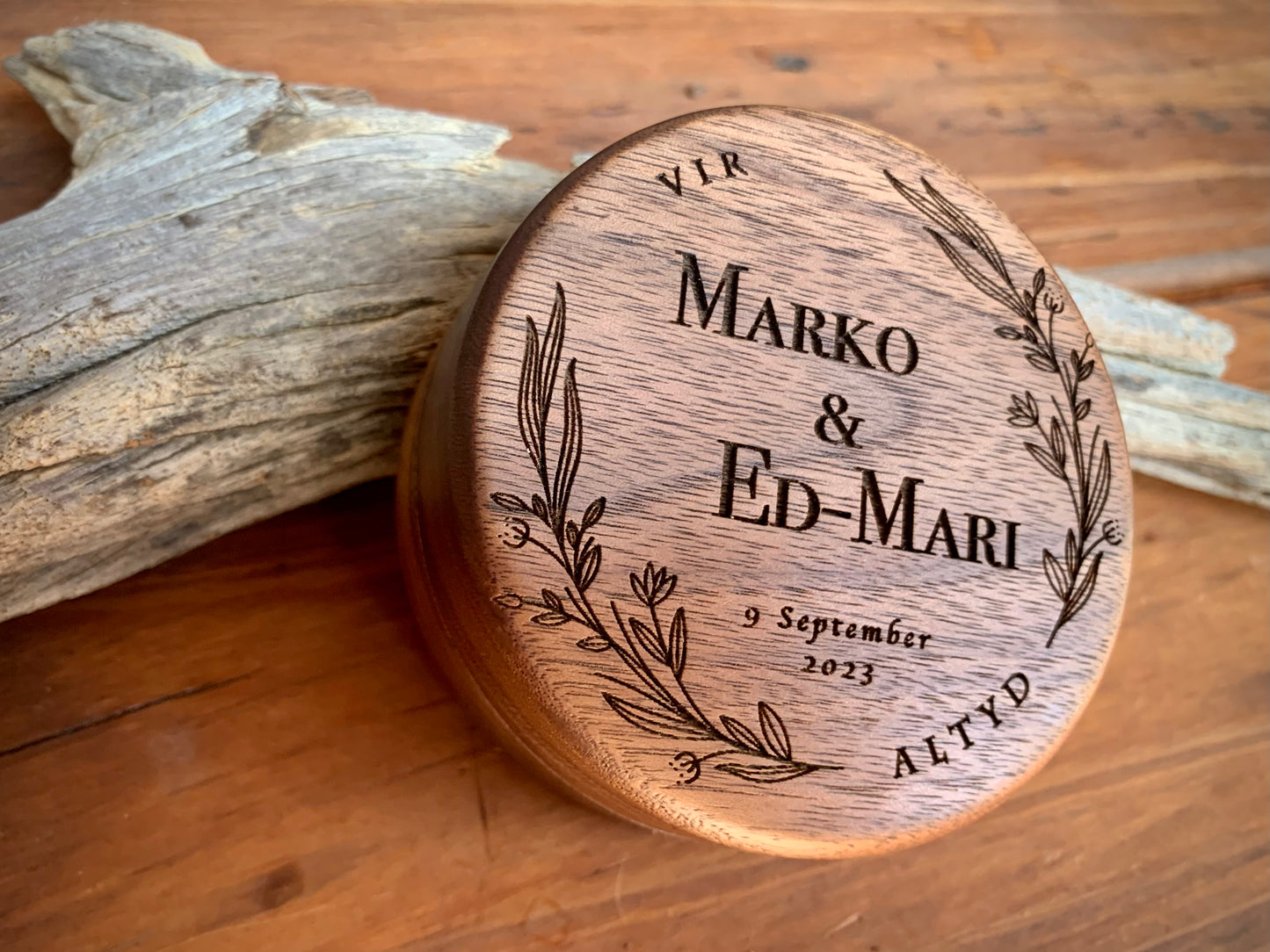 Handcrafted Wooden Ring Boxes