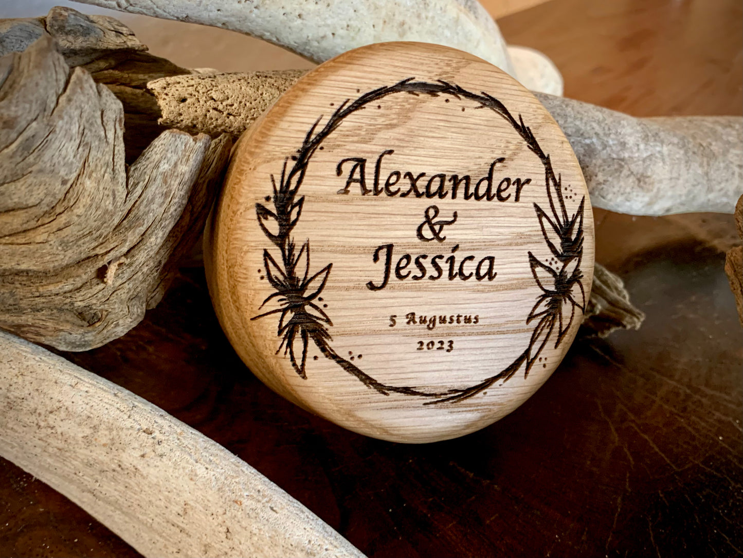 Handcrafted Wooden Ring Boxes