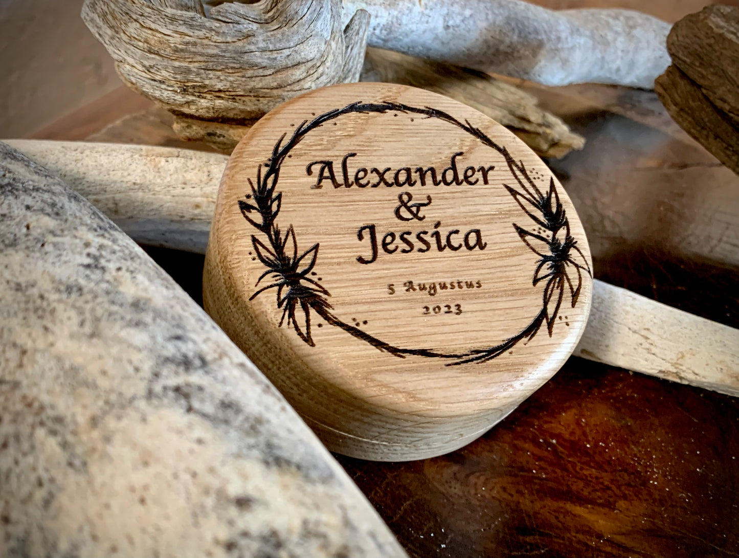 Handcrafted Wooden Ring Boxes